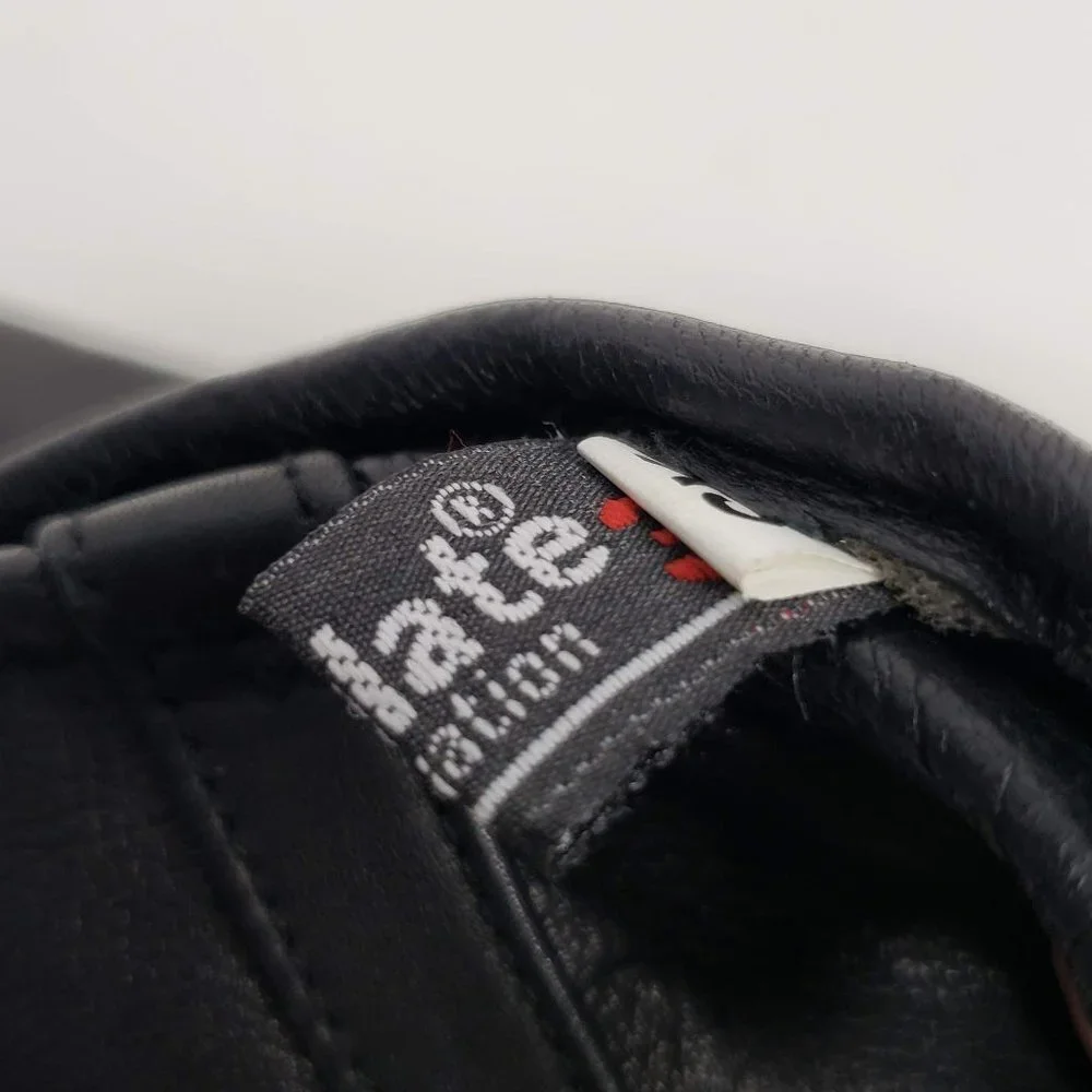 3M Thinsulate Black Leather Zippered Wrist‎ Gloves XS